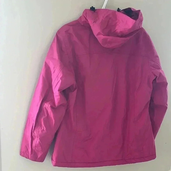 [L]Misty Mountain Pink  Waterproof Winter Fleece Jacket - Picture 6 of 12